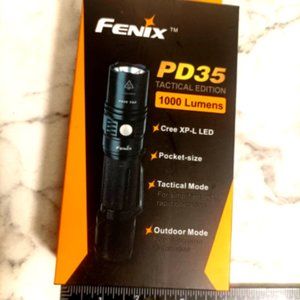 Fenix Pd35 Tac 1000 Lumen Flashlight Black Pd35tacbk